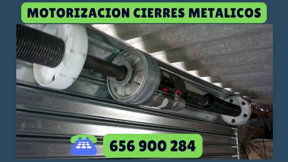 motorización de cierres metálicos en Leganés